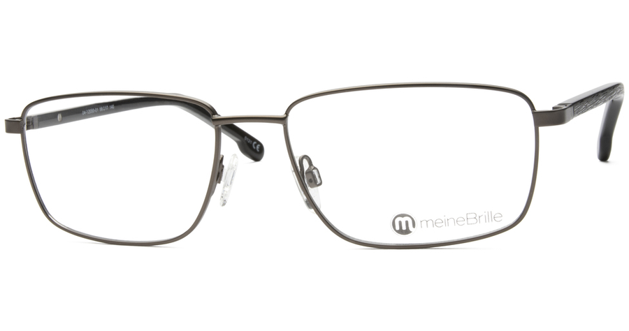 meineBrille 04-12050-01, Gun/Schwarz Schräg links