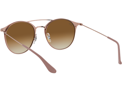 Ray-Ban Sonnenbrille Unisex Ray-Ban RB3546 907151 Glänzendes Beige auf Kupfer/Hellbraun Ansicht 5