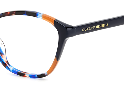 Carolina Herrera Brille Damen Carolina Herrera HER 0122 55 havanna Ansicht 3