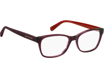 Tommy Hilfiger Brille Damen Tommy Hilfiger TH 2008 52 red Ansicht 4