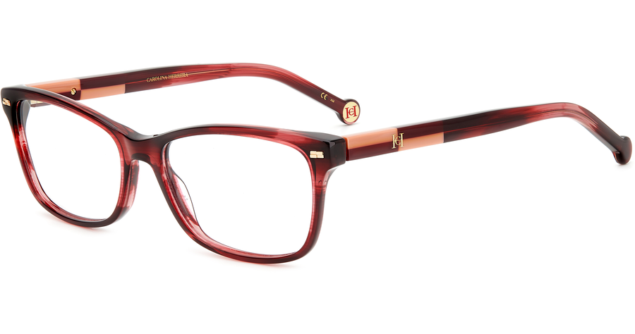 Carolina Herrera Brille Damen Carolina Herrera HER 0160 54 red Ansicht 1