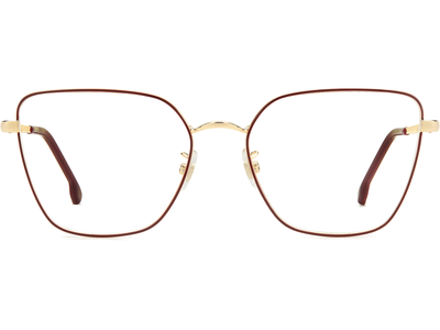 Carrera Brille Damen Carrera CARRERA 3022 55 GOLD BURGNDY Ansicht 2