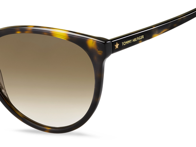 Tommy Hilfiger Sonnenbrille Damen Tommy Hilfiger TH 1724/S 56 havanna Ansicht 3