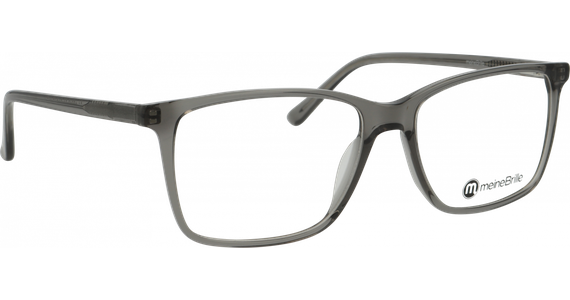 meineBrille 04-12010-04, Grau transparent glänzend - Ansicht 3