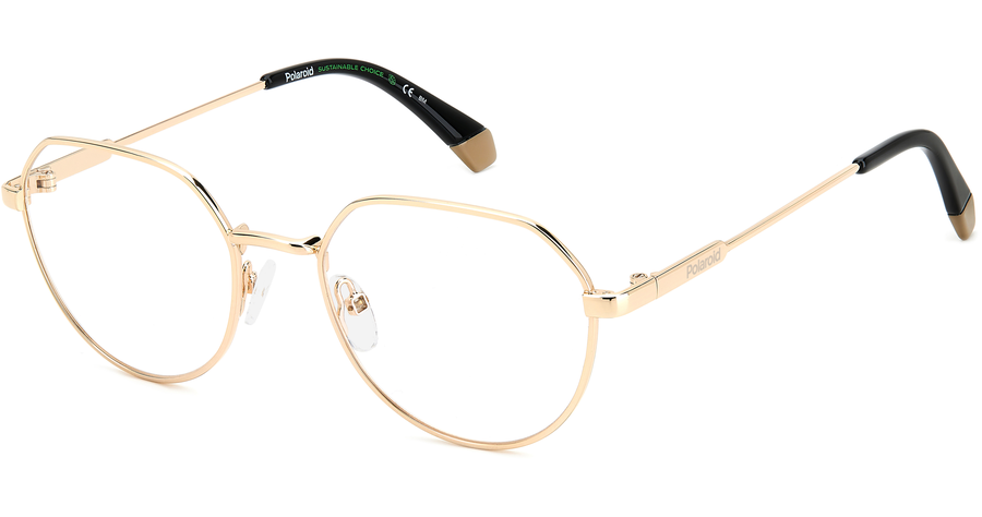 Polaroid Brille Unisex Polaroid PLD D465 52 Gold Ansicht 1