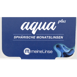 Monatslinsen Sphärisch meineLinse aqua plus sphärische Monatslinsen 3er