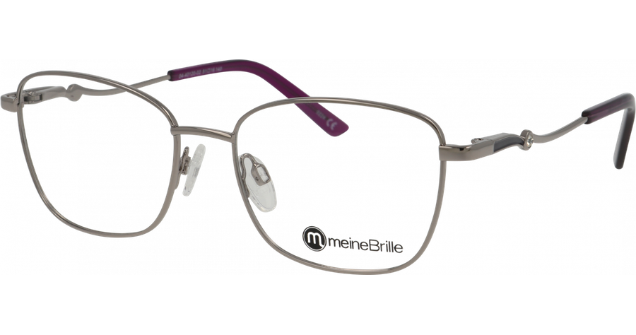  meineBrille 04-40120-02, Silber/Blaulila Ansicht 1