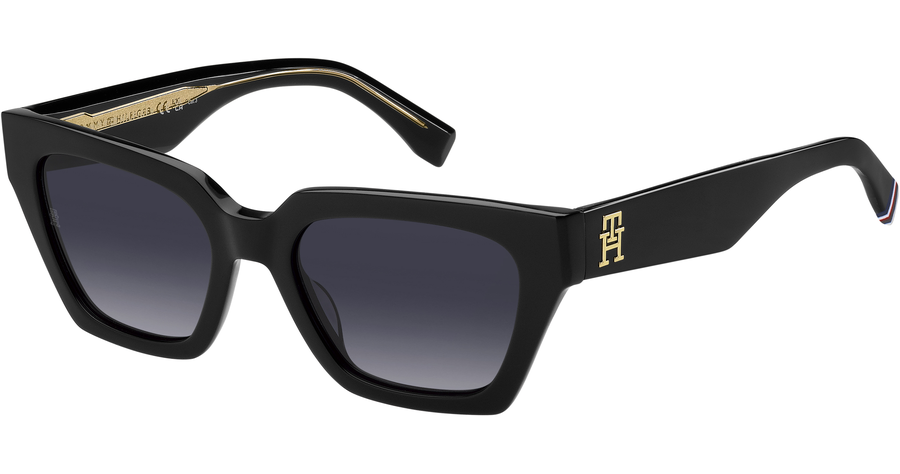 Tommy Hilfiger Sonnenbrille Damen Tommy Hilfiger TH 2101/S 52 black Ansicht 1