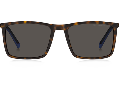 Tommy Hilfiger Sonnenbrille Herren Tommy Hilfiger TH 2077/S 55 havanna Ansicht 2