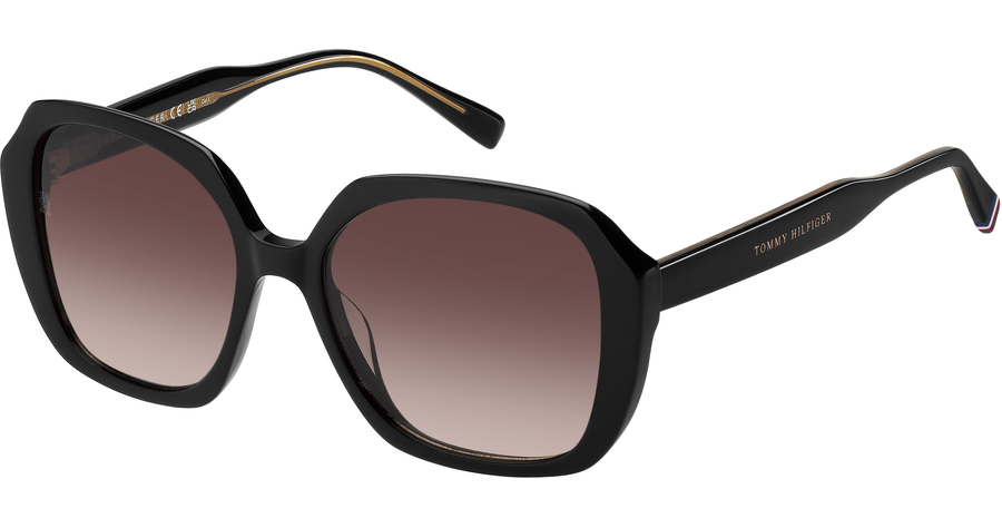 Tommy Hilfiger Sonnenbrille Damen Tommy Hilfiger TH 2105/S 54 black Ansicht 1