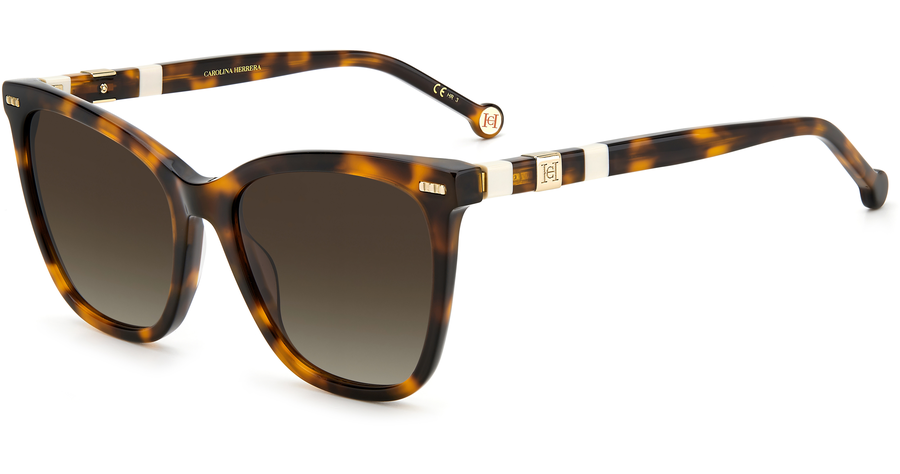 Carolina Herrera Sonnenbrille Damen Carolina Herrera CH 0044/S 55 havanna Ansicht 1