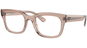 Ray-Ban Chad 0RX7217 8317, Glänzendes Hellbraun transparent - LARGE