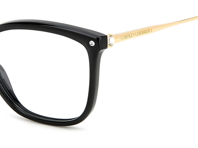 Carolina Herrera Brille Damen Carolina Herrera HER 0154 56 black Ansicht 3