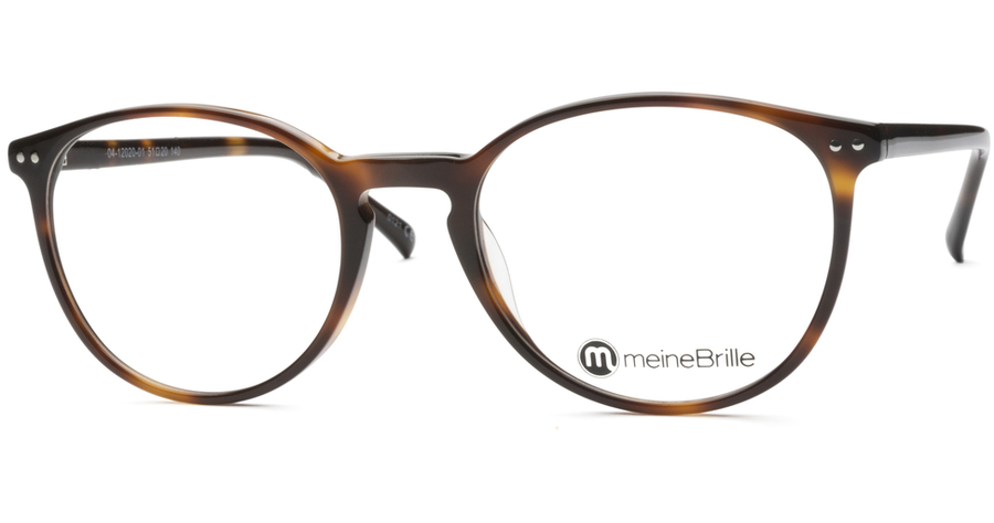 meineBrille 04-12020-01, Havanna Schräg links