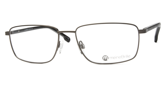 meineBrille 04-12050-01, Gun/Schwarz Schräg links - Ansicht 3