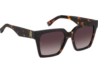 Tommy Hilfiger Sonnenbrille Damen Tommy Hilfiger TH 2100/S 53 havanna Ansicht 4