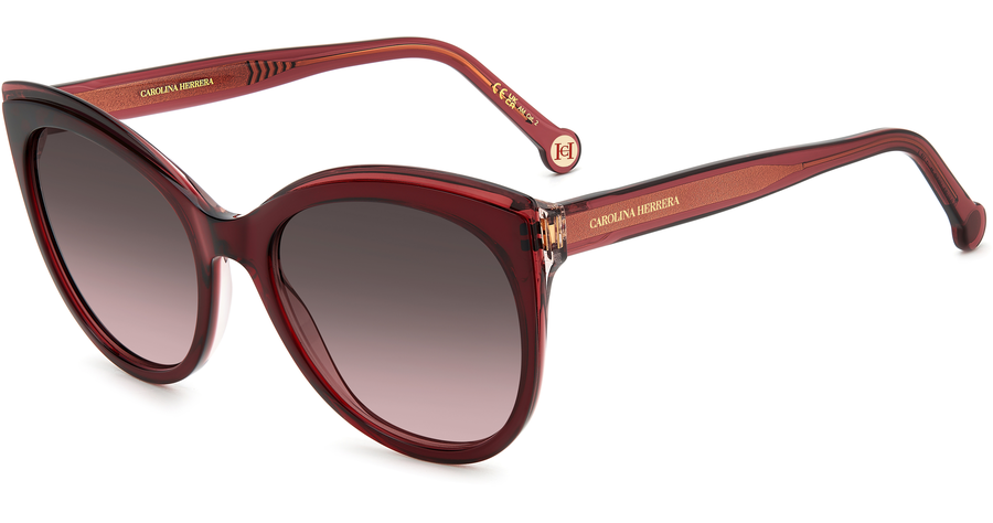 Carolina Herrera Sonnenbrille Damen Carolina Herrera HER 0175/S 57 red Ansicht 1