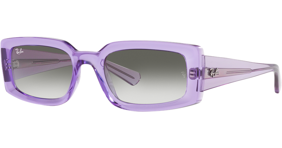 Ray-Ban Sonnenbrille Unisex Ray-Ban Kiliane RB4395 66858E, Violett transparent Grün, MEDIUM Ansicht 1