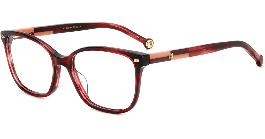 Carolina Herrera Brille Damen Carolina Herrera HER 0159/G 54 red Ansicht 1