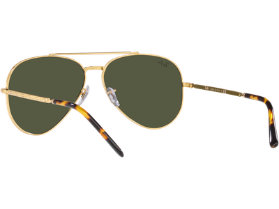 Ray-Ban Sonnenbrille Unisex Ray-Ban New Aviator RB3625 919631 Gold/Grün 58 - MEDIUM Ansicht 5