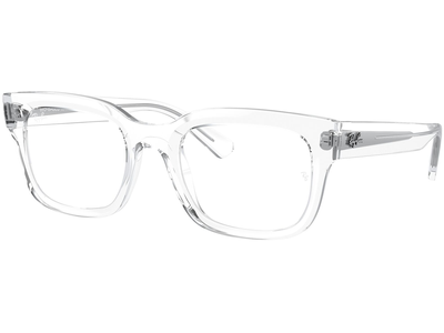 Ray-Ban Brille Unisex Ray-Ban Chad 0RX7217 8321, Glänzendes Transparent - LARGE Ansicht 3