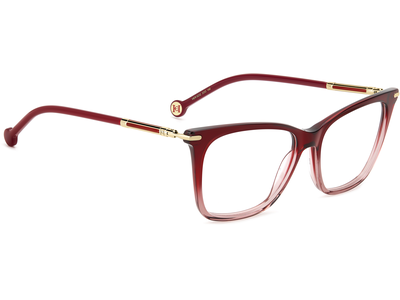 Carolina Herrera Brille Damen Carolina Herrera HER 0232 53 red Ansicht 4