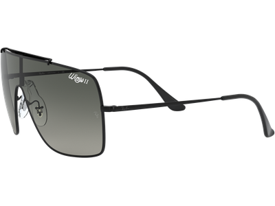 Ray-Ban Sonnenbrille Herren Ray-Ban Wings II RB3697 002/11 Schwarz/Grau Ansicht 2