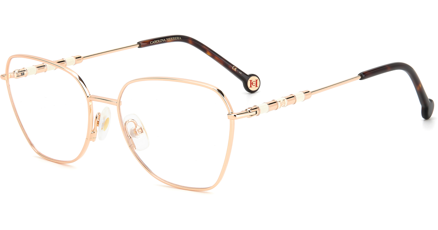 Carolina Herrera Brille Damen Carolina Herrera HER 0105 55 GOLD COPPER Ansicht 1