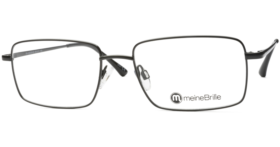 meineBrille 04-12030-02, Schwarz Schräg links