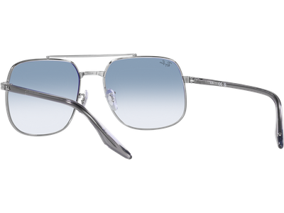 Ray-Ban Sonnenbrille Unisex Ray-Ban RB3699 004/3F Glänzendes Gunmetal/Blau Ansicht 5