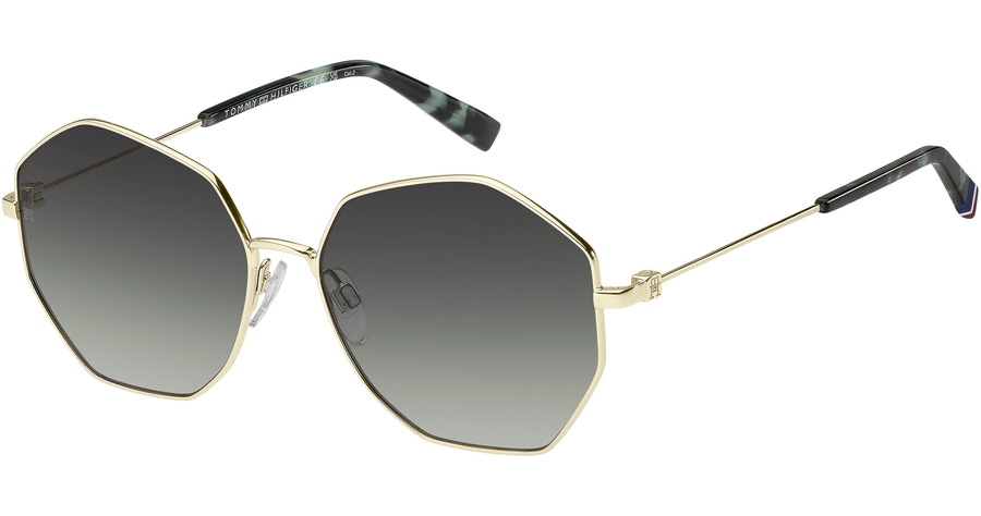 Tommy Hilfiger Sonnenbrille Damen Tommy Hilfiger TH 2094/S 56 LIGHT GOLD Ansicht 1