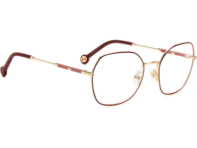 Carolina Herrera Brille Damen Carolina Herrera HER 0173 54 GOLD BURGNDY Ansicht 4