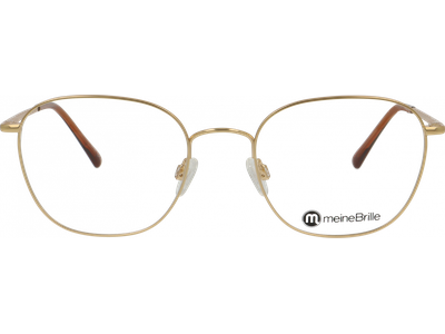 meineBrille 04-20180-02 Gold matt Frontansicht