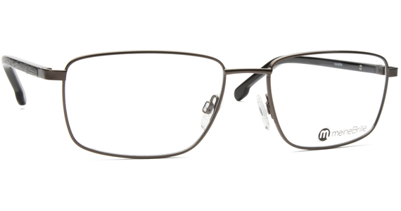 meineBrille 04-12050-01, Gun/Schwarz Schräg rechts - Ansicht 5