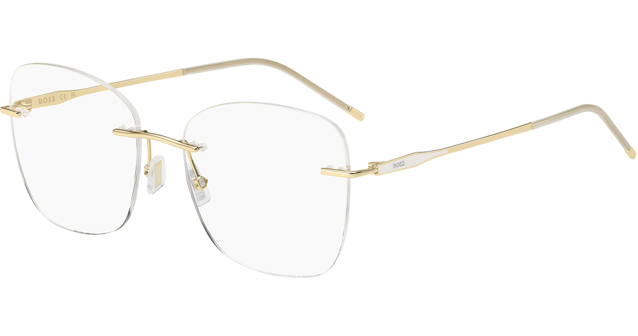 Hugo Boss Brille Damen Hugo Boss BOSS 1667 55 GOLD WHITE Ansicht 1