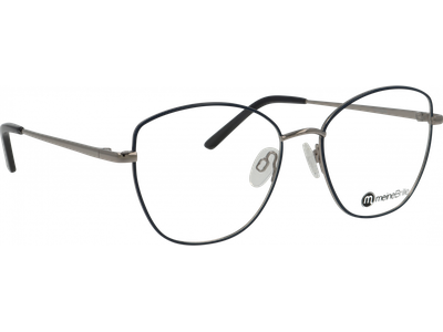  meineBrille 04-40110-03, Dunkelblau/Silber glänzend Ansicht 2