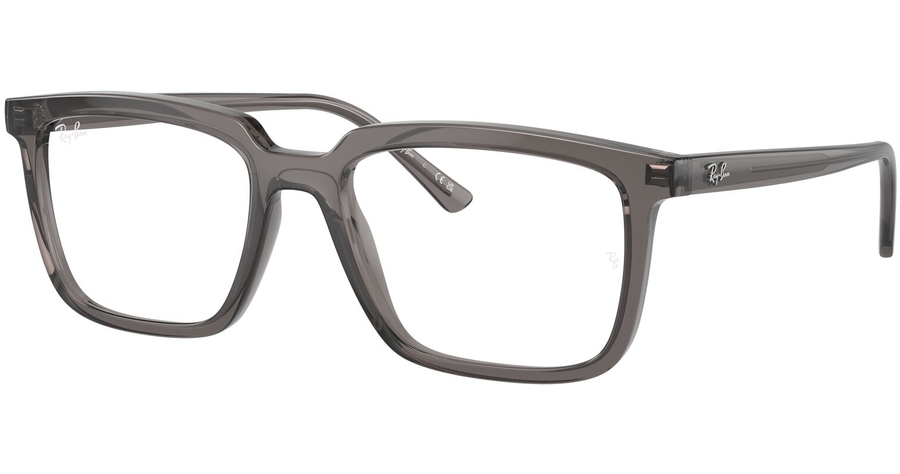 Ray-Ban Brille Unisex Ray-Ban Alein 0RX7239 8257, Dunkelgrau glänzend - MEDIUM Ansicht 1