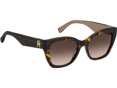 Tommy Hilfiger Sonnenbrille Damen Tommy Hilfiger TH 1980/S 52 havanna Ansicht 4