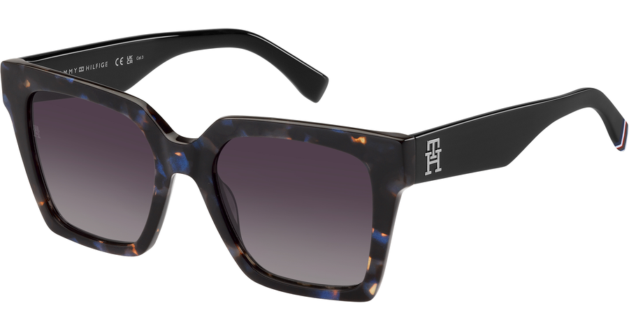 Tommy Hilfiger Sonnenbrille Damen Tommy Hilfiger TH 2100/S 53 blue Ansicht 1