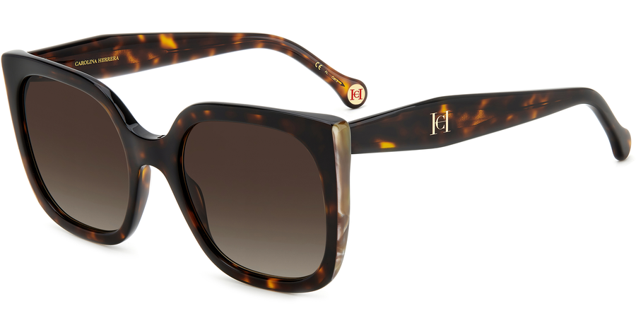 Carolina Herrera Sonnenbrille Damen Carolina Herrera HER 0128/S 54 havanna Ansicht 1