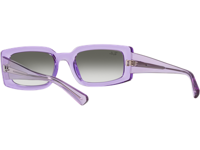 Ray-Ban Sonnenbrille Unisex Ray-Ban Kiliane RB4395 66858E, Violett transparent Grün, MEDIUM Ansicht 5