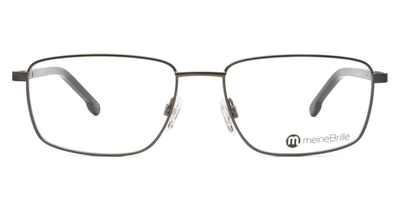 meineBrille 04-12050-01, Gun/Schwarz Front - Ansicht 2